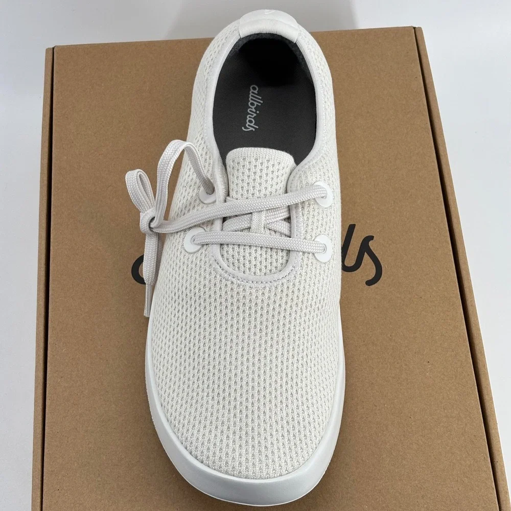 Allbirds Tree Skippers Mens 12 Chalk White Eucalyptus Fiber Sneakers TS2MKWW120